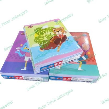 

New!! Buku Tulis Sidu 58 Lembar 1 Pak Isi 10 Buku