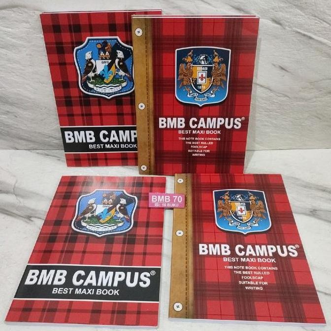 

New!! Buku Tulis Bmb Campus 70 Halaman - Kemasan 5 Buku Sekolah, Alat