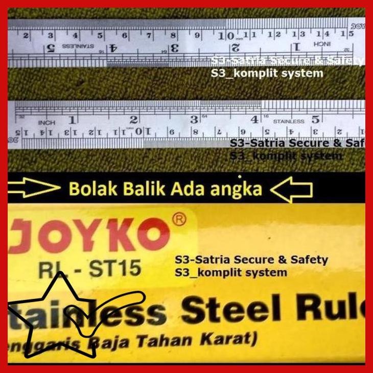 

[SSC] PENGGARIS BESI 15 cm stainless Pengaris garisan 15cm garis Ruler