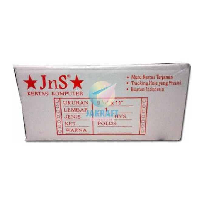 

BEBAS ONGKIR - (1 Box) Kertas Komputer Continuous Form Paper A4 1 Ply K1 9.5" x 11" atau A5 1 Ply Bagi 2 K1/2 9.5" x 11"/2 HVS