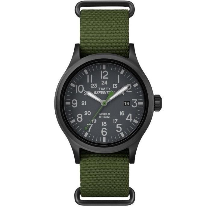 Preorder Timex Tw4B04700, Men'S "Expedition" Green Nylon Original