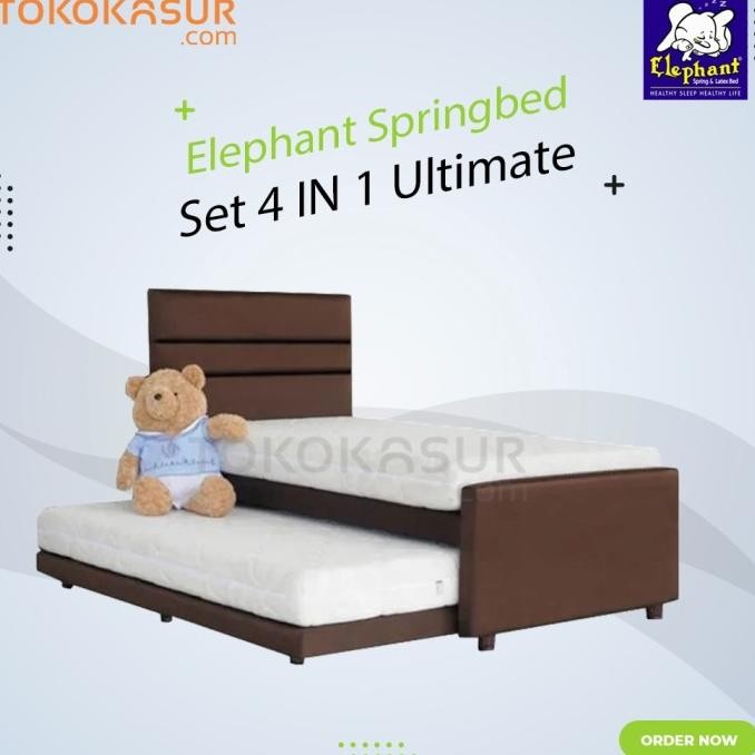 Promo Elephant Springbed Set Tipe 4 In 1 Ultimate