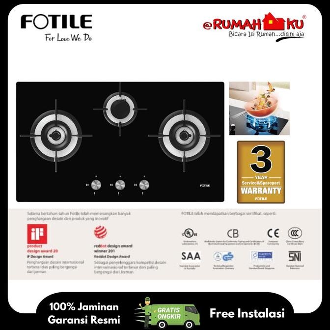 Sale Kompor Fotile Ghg78312 Gas Hob