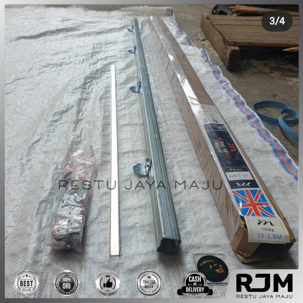 MULLER Rel Pintu Sliding Rail Geser J3 J4 J5