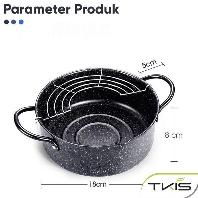 Murah Tkis Panci Penggorengan Panci Multifungsi Deep Frypan Cookware Tk-829