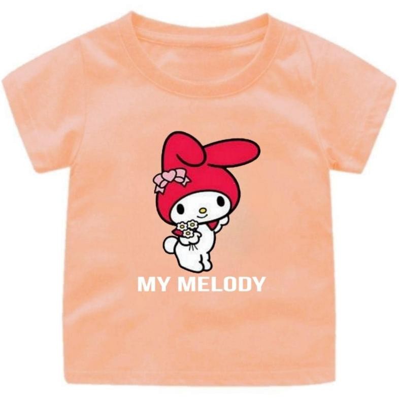 Baju Kaos Anak Cewek Kelinci Melody Umur 1-12Tahun