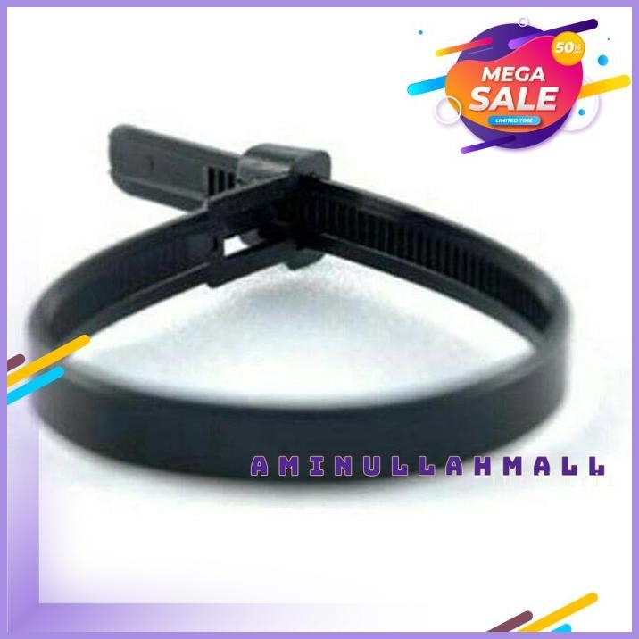 

CABLE TIES PAKAI ULANG 15CM DAPAT DIBUKA PASANG BUKA DST BEST QUALITY