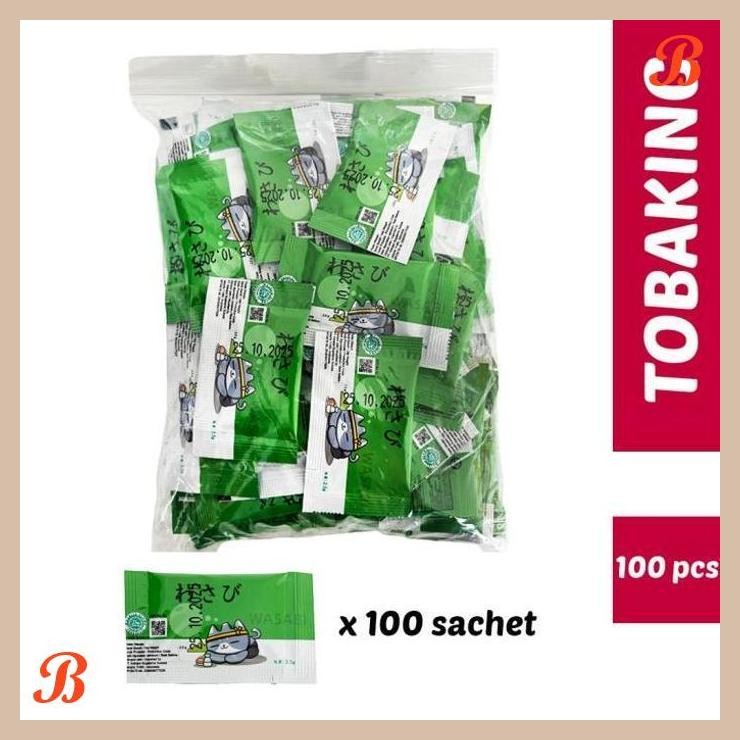 

| RMP | WASABI SACHET HALAL ISI 100 SASET PASTA SUSHI WASABI PASTE