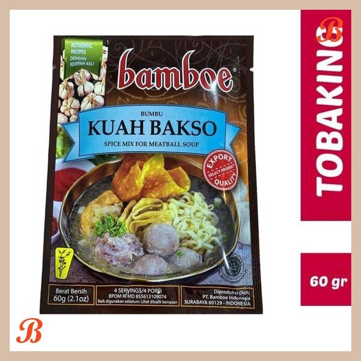 

| RMP | BAMBOE KUAH BAKSO BUMBU INSTAN