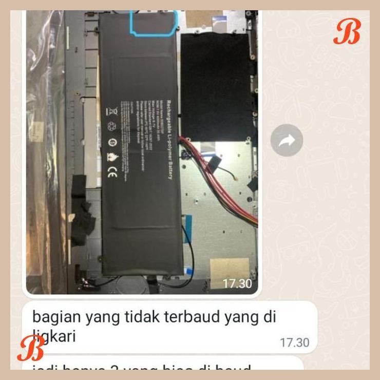 | DKS | BATTERY AXIOO MYBOOK 14 ANQ P401 ORI BARU 9 KABEL