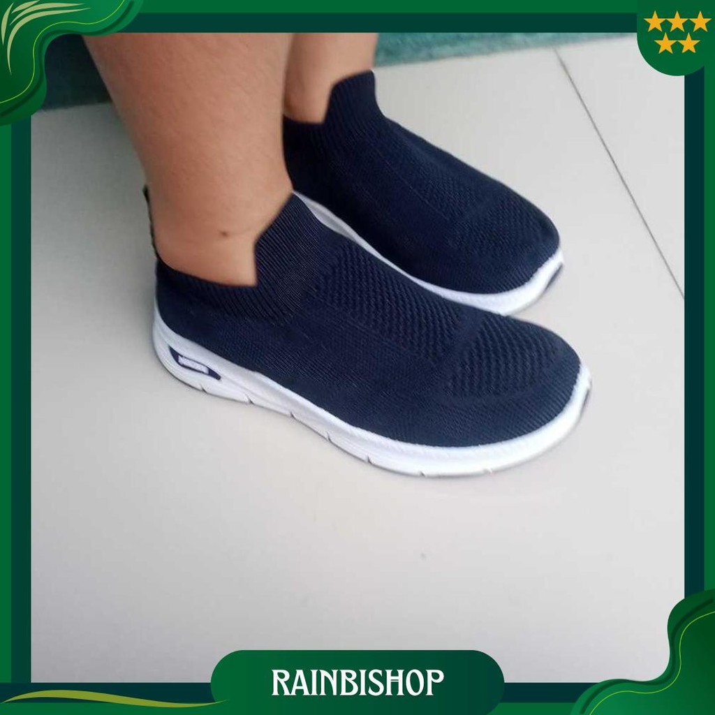 26-36 Sepatu Slip On Anak Sepatu Slop Anak Sepatu Rajut Anak Import Promo Puncak
