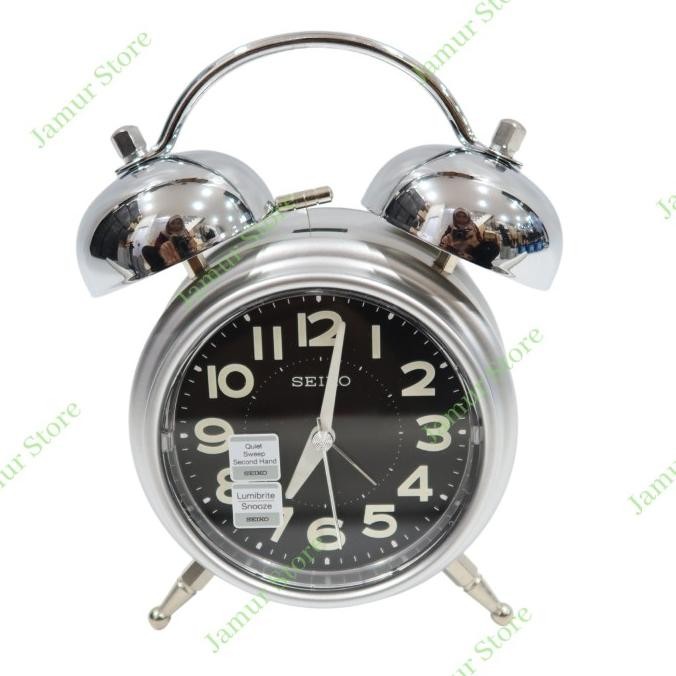 

Jam Weker Seiko QHK051 / Weker Meja QHK051A Quiet Sweep LFS