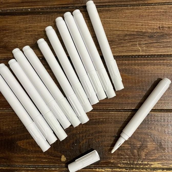 

Promo!! [12Pcs] Spidol Kapur Putih Liquid Chalk For Chalkboard Sticker Label