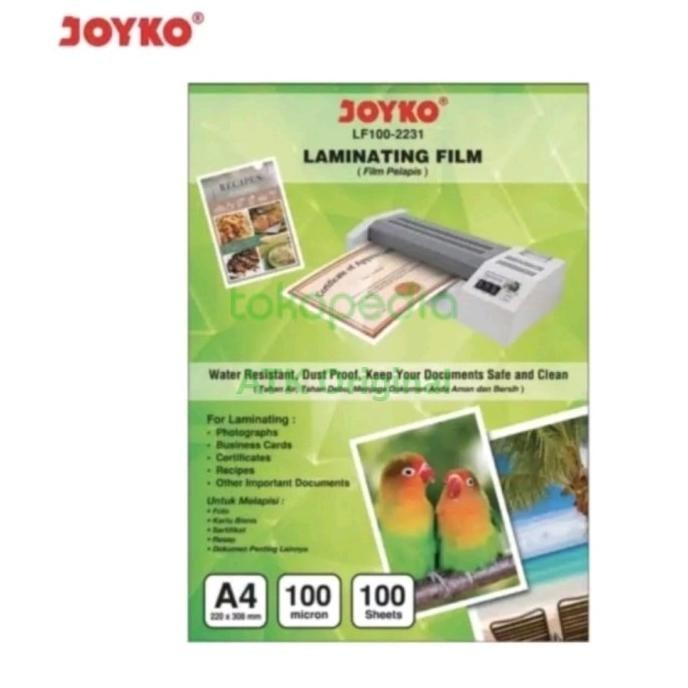 

Murah!! Plastik Laminating A4 Joyko