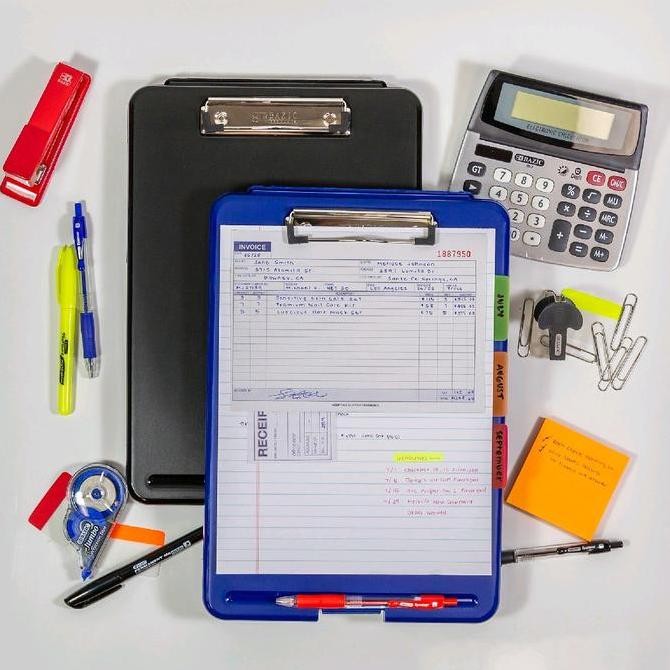 

Promo!! Bazic 1810 ClipboardStorageCasePapanJalanUjianBentukTas