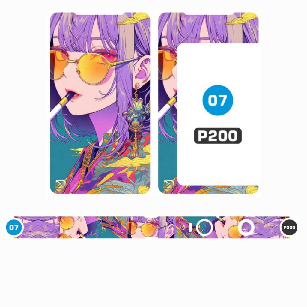 

*PromoTerjangkau* Namikami Stiker Label P200 Cutting 07 Garskin Wrap Stiker Premium / X Casing Case COD