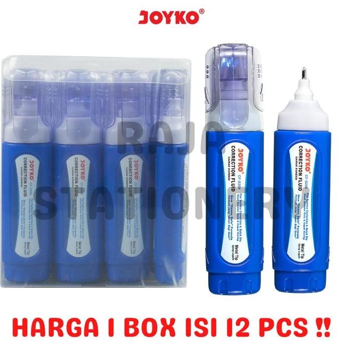 

Murah!! Joyko Correction Fluid Pen Tipex Cair Joyko Cf-S209 Tipx Tip-Ex Lusin Box [12Pcs]