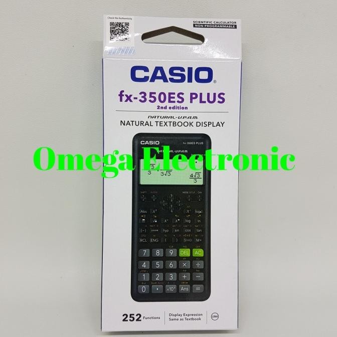 

CASIO FX 350 ES PLUS SCIENTIFIC CALCULATOR KALKULATOR SEKOLAH KULIAH