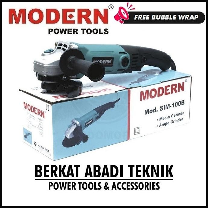 Mesin Gerinda Tangan Sim-100B Modern 4" Sim 100B Mesin Gurinda Grinda