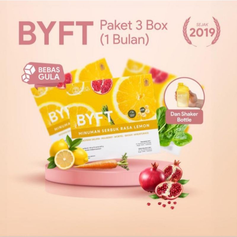 

PROMO HEMAT 3 BOX - BYFT Drinks Minuman serbuk melancarkan pencernaan dan mengatasi perut buncit