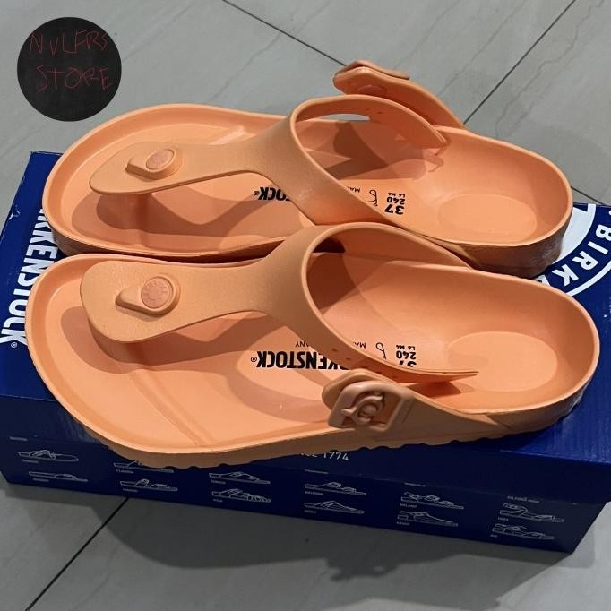 BIRKENSTOCK GIZEH EVA PAPAYA 100% ORIGINAL SANDAL WANITA ELEGAN TERLARIS 100% ORIGINAL BRANDED MODEL