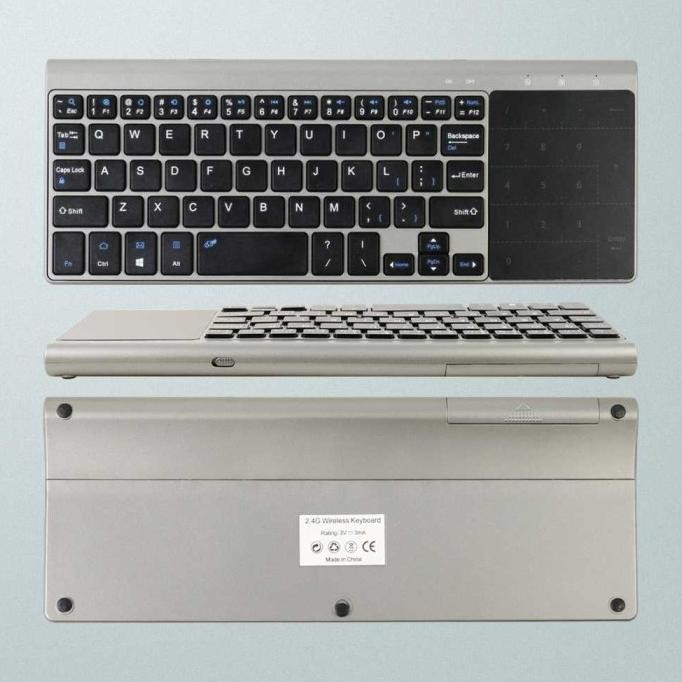 Keyboard Wireless Qwerty Dengan Touchpad - Q63 Laptop / Pc