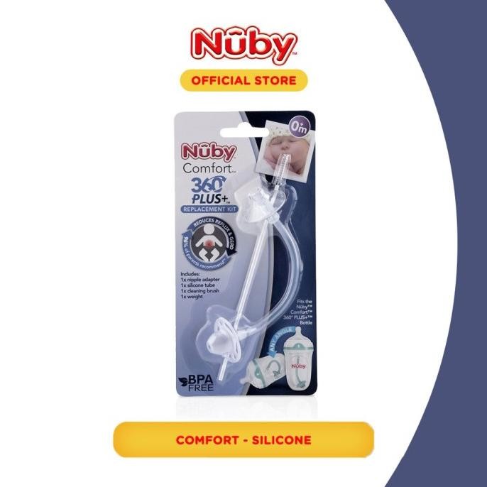 Nuby Comfort 360 Plus+ Replacement Weighted Straw - Pengganti Sedotan