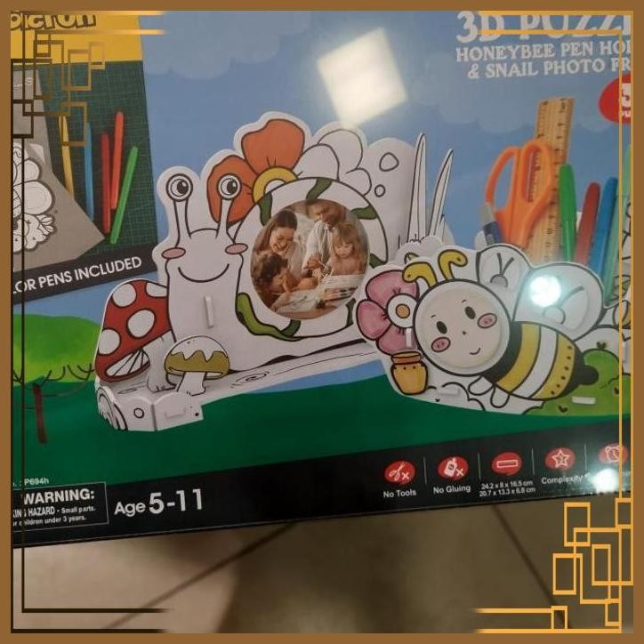 

[TSJ] cubic fun 3d puzzle pencil holder coloring harga per box