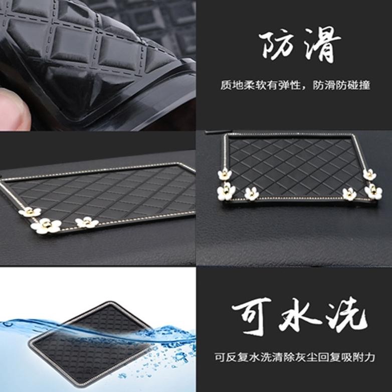 Phone Holder Mat Alas Mobil Dashboard Anti Slip Anti Slip Mobil + Mounting Handphone Mobil Multifung