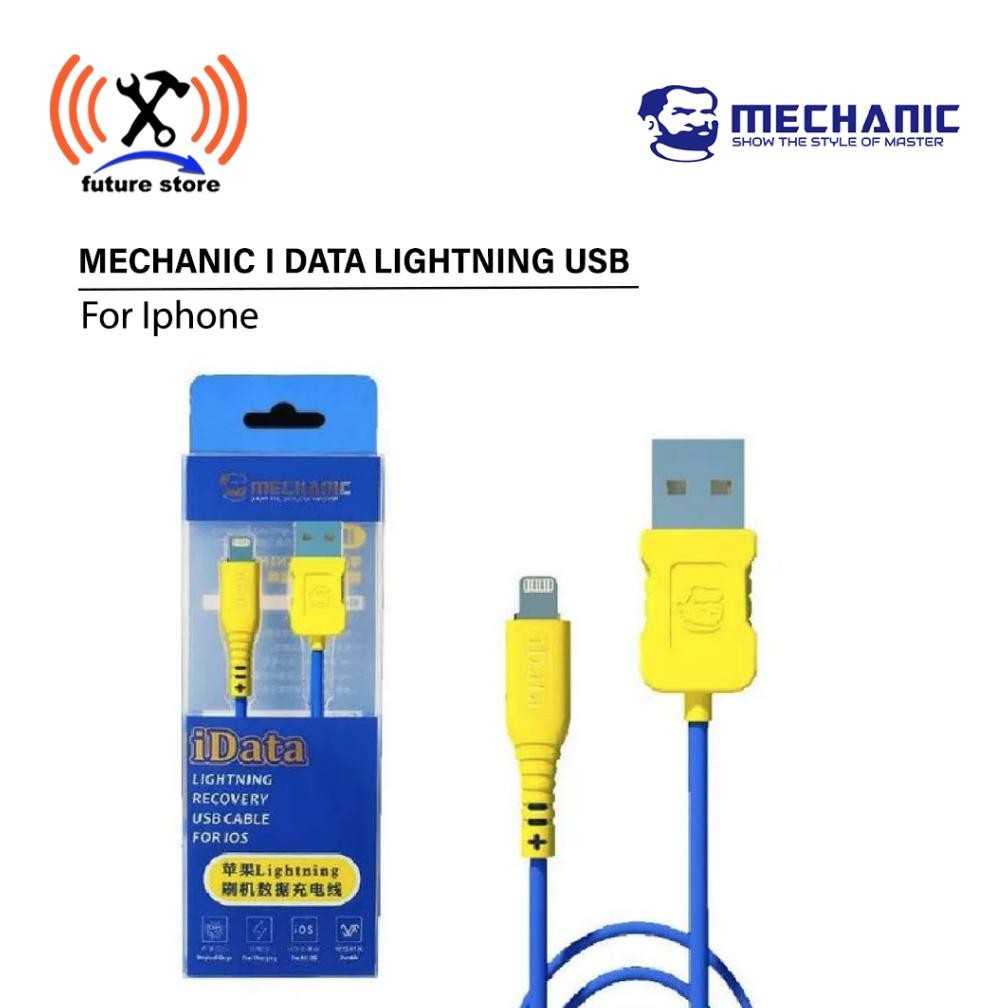 MECHANIC IDATA LIGHTNING USB DATA RECOVERY TRANSMIS FOR APPLE - KABEL FLASH IDATA MECHANIC UNTUK APP