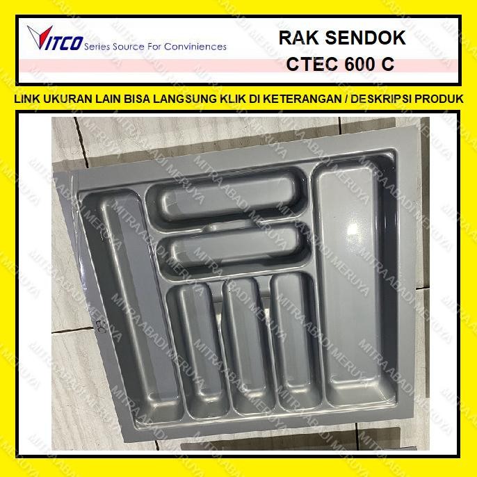 RAK SENDOK LACI VITCO CTEC 600 C LACI SENDOK
