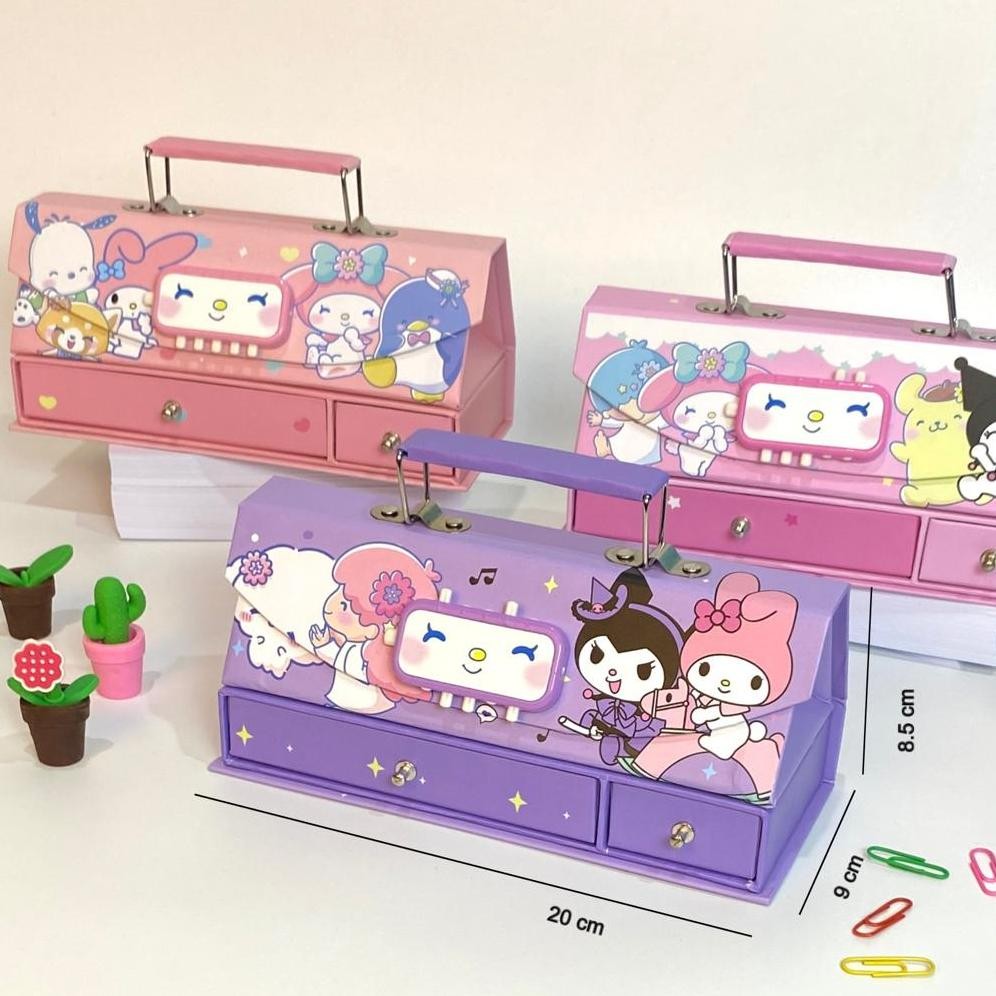 

COD HD Kotak Pensil Karton+Kode Kunci/Tempat Pensil/ Pensil Case Code Pin sa