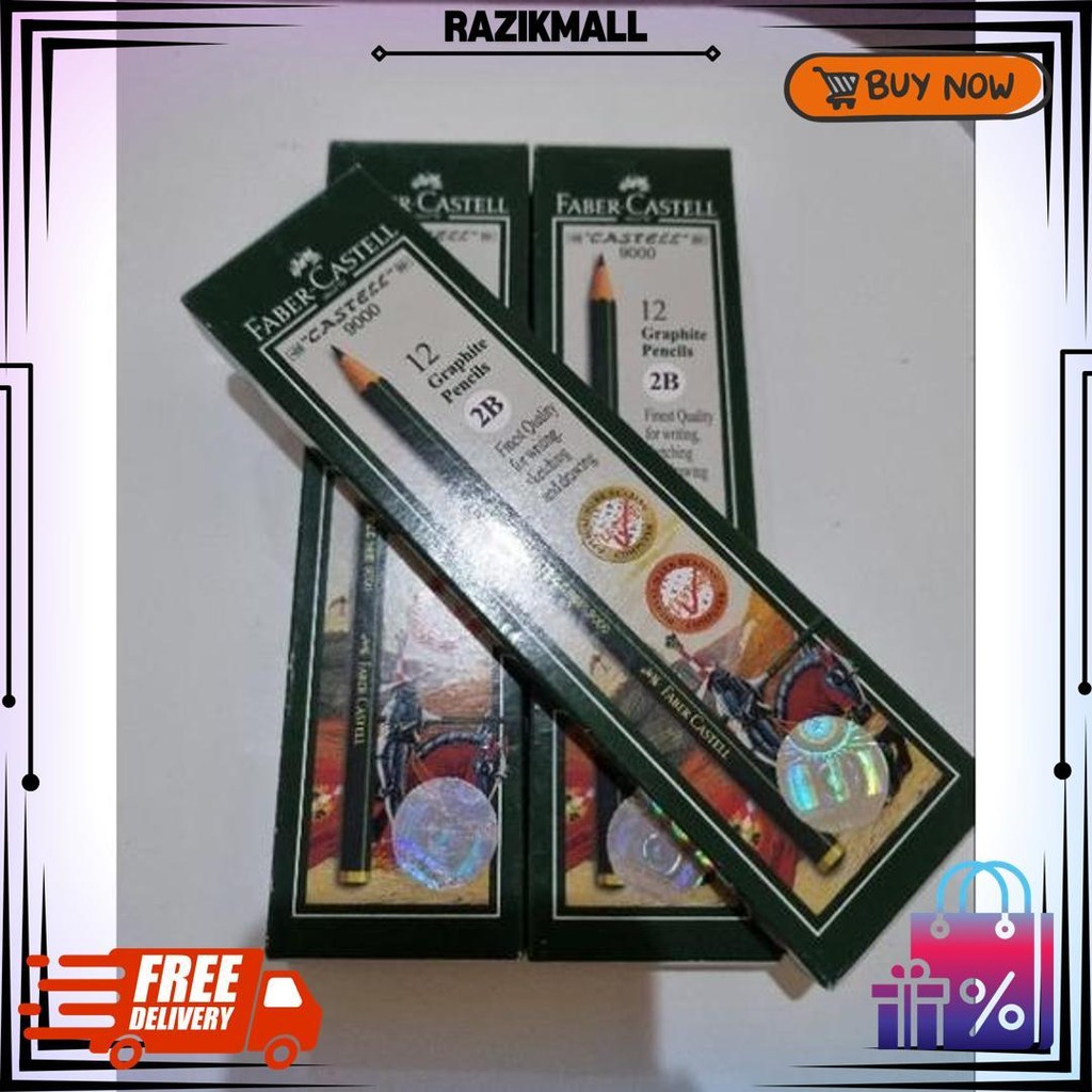 

Pensil Faber Castell 2B Ujian Computer (12 Pcs) D Promo 4.4