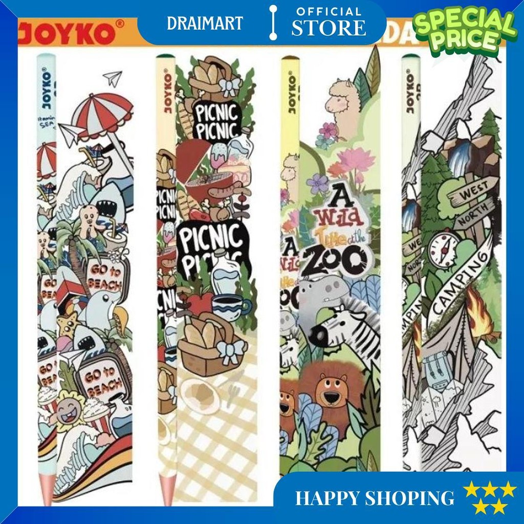 

Pensil Pencil Joyko P-8128 2B 1 Box 12 Pcs D Termurah