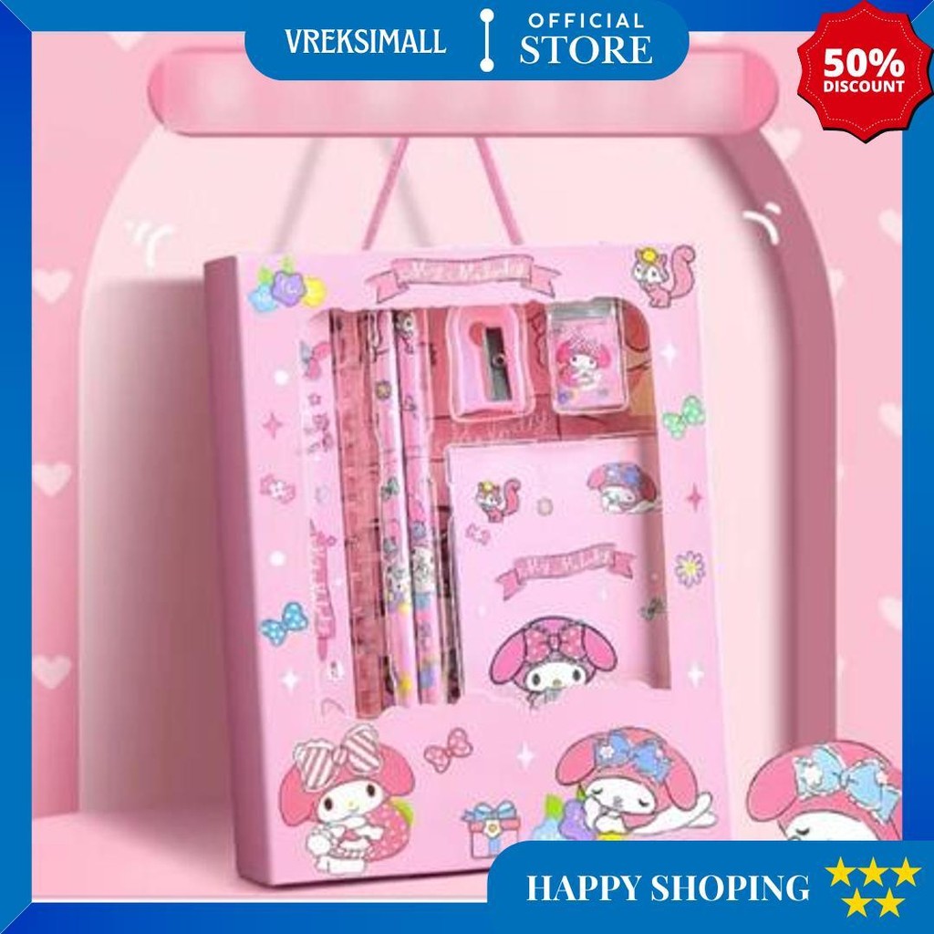 

Study Set Stationery Set Sanrio Labubu 2018 Set Alat Tulis Set Pensil Pulpen Kado Anak Ulang Tahun D Cod
