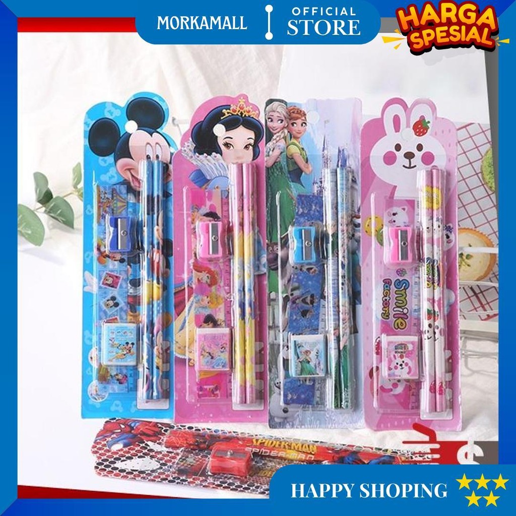 

Osm - S5686 Stationary Set 5 In 1 Karakter / Alat Tulis Sekolah / Paket Alat Tulis / Mini Stationary / Set Alat Tulis Pensil D Termurah