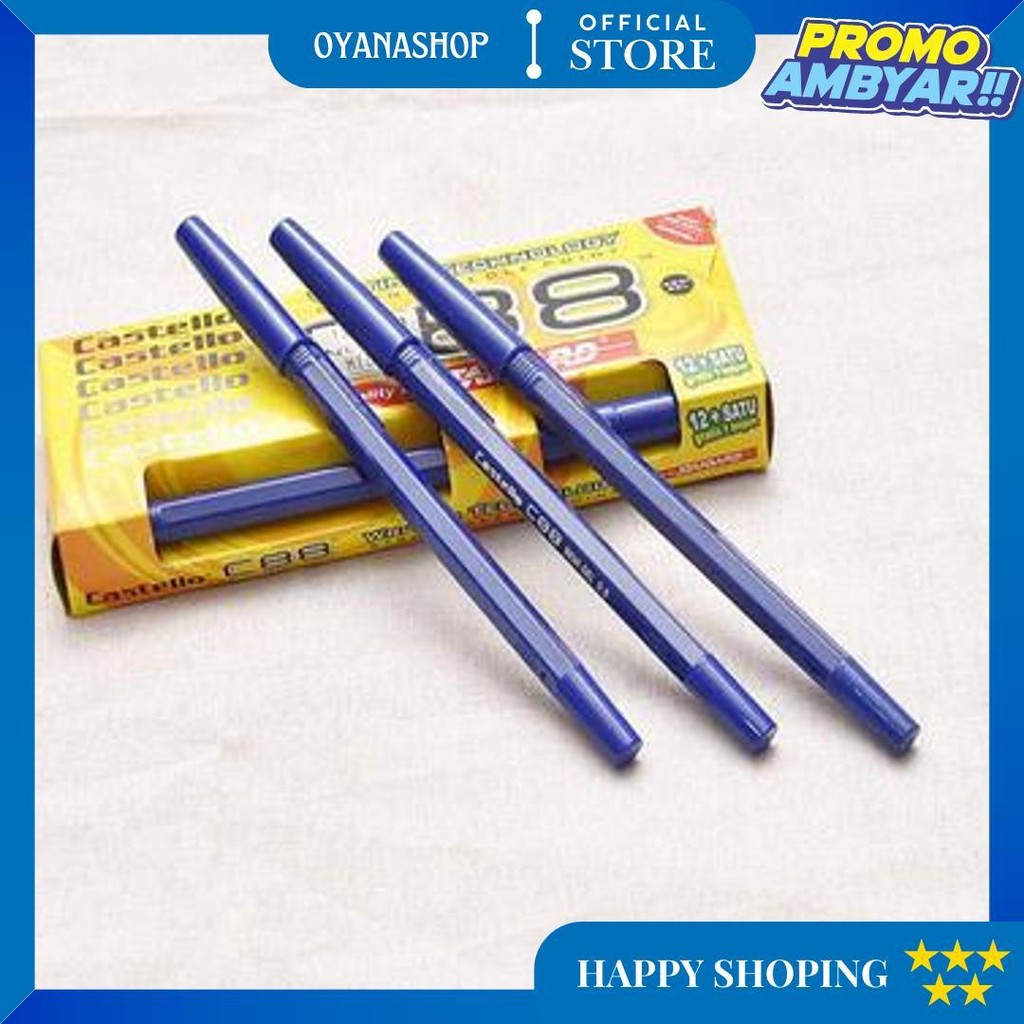 

Termurah Pulpen Standard Murah C 88 / Pen Standart Castello C88 (Isi 13) ++ D Promo 4.4