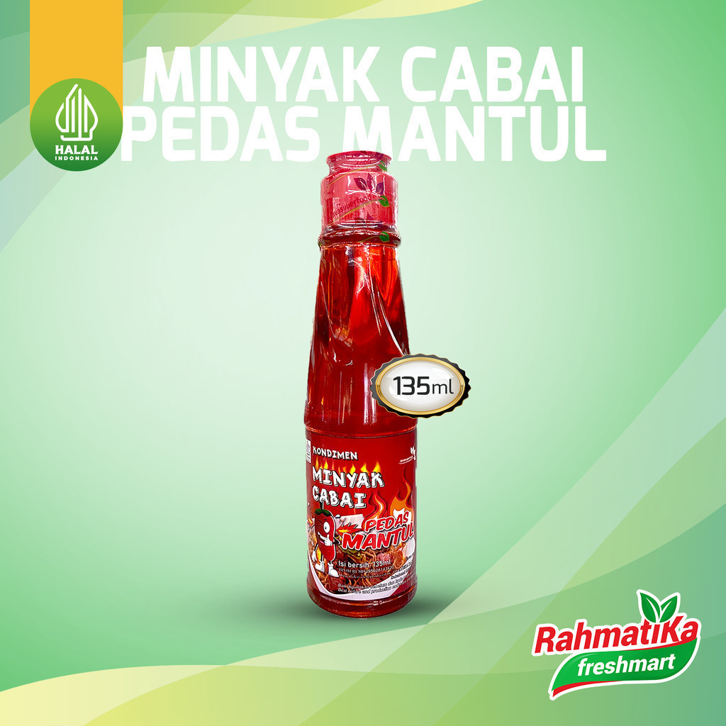 

Kondimen Minyak Cabai Pedas Mantul 135 ml