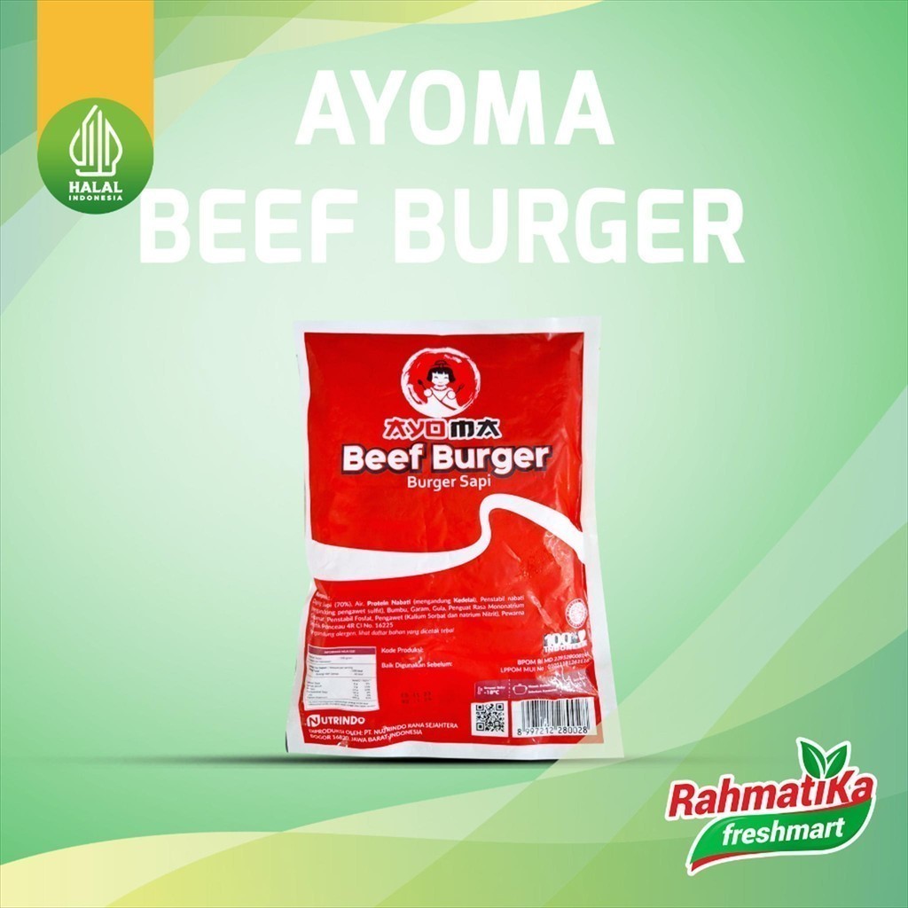 

Ayoma Beef Burger Mini Isi 20 Pcs / 280 gr