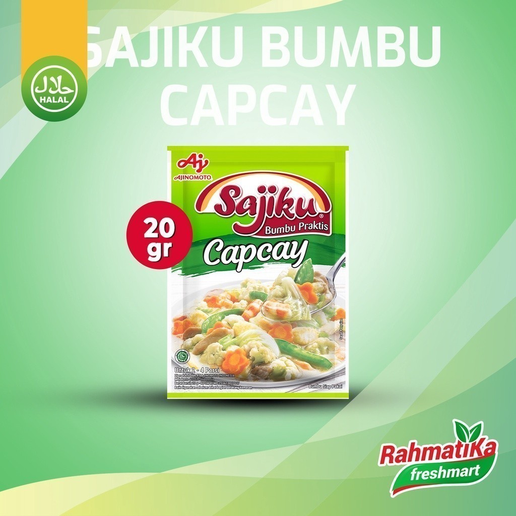 

Sajiku Bumbu Praktis Capcay 20 gram