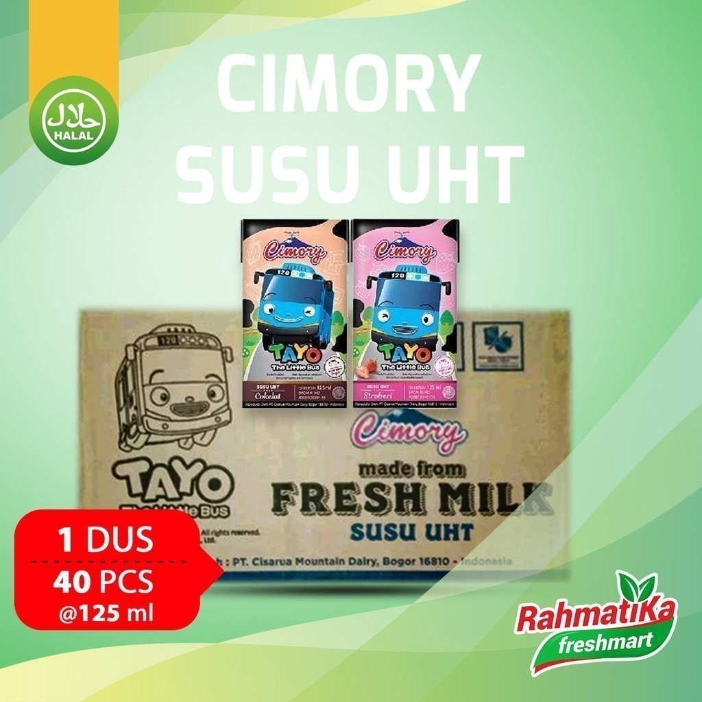 

Cimory Fresh Milk Susu UHT 1 Dus (40 pcs X 125 ml)