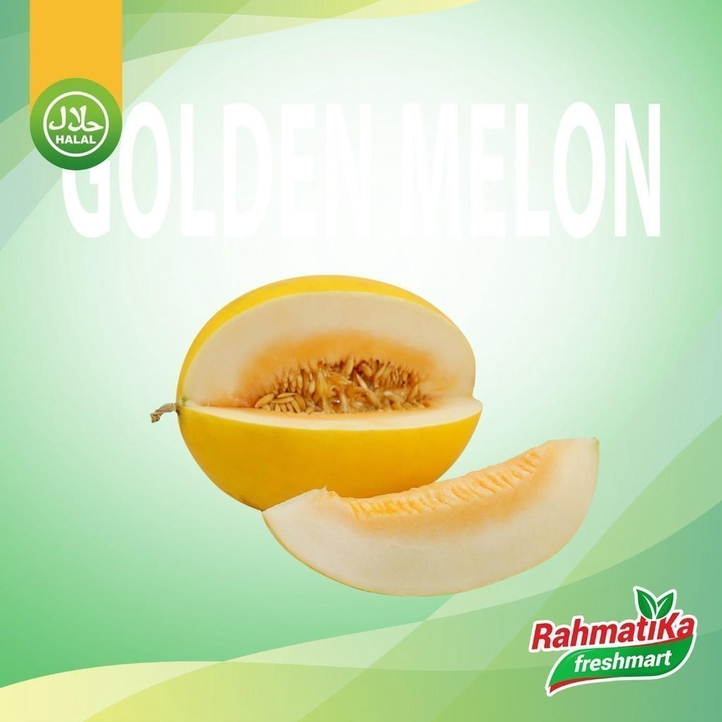 Golden Melon Segar / Buah Melon Golden Fresh 1 pcs (Buah Segar)