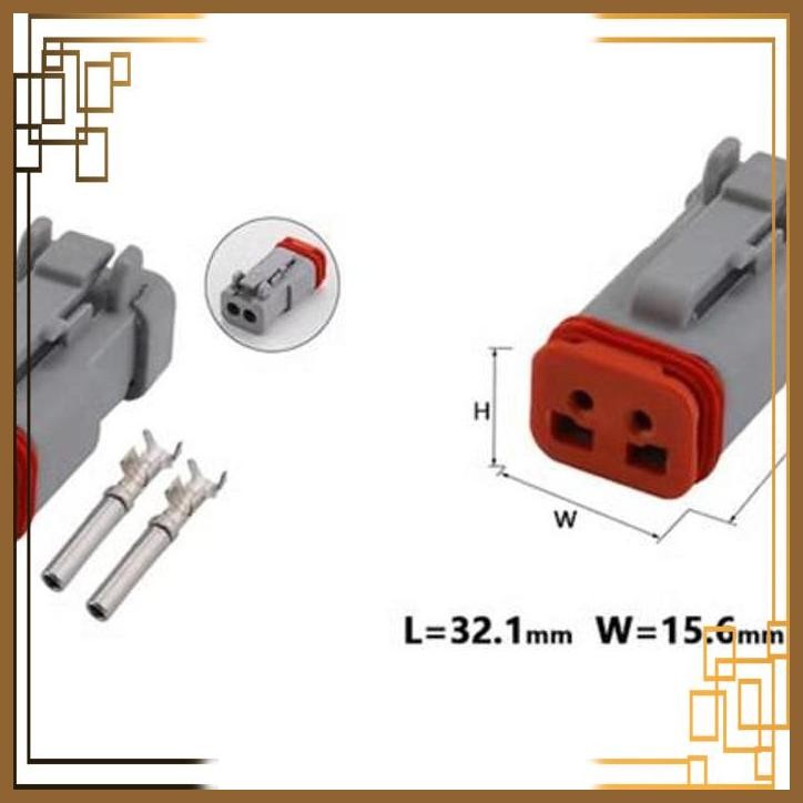 [ETR] New High Quality 2 Pin 2P DJ7022HA-1.5-21 DT06-2S-C017 deutsch auto co