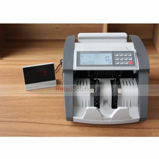 

Terlaris Money Counter PROMAXI LD-22VM + EXT DISP Alat Mesin Hitung Uang LD22VM SALE