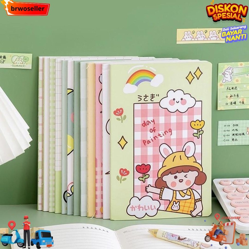 

Buku Tulis Sekolah - Notebook Murah - Catatan Sekolah - Writing Book - Buku Tulis Murah A5 Garis [Thehanscorner] D Promo 4.4