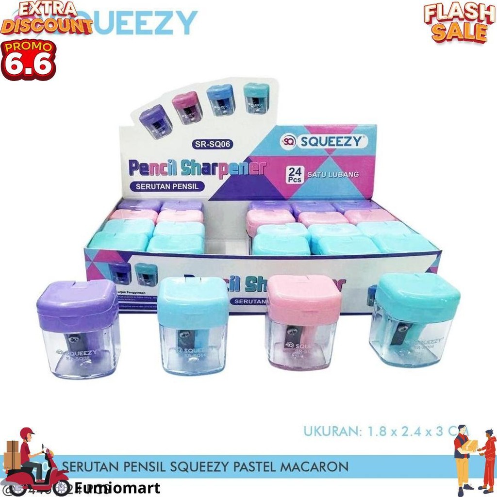 

Harga Grosir 6 Pcs Serutan Pensil Rautan Pensil Pensil Sharpener Pastel Sr-Sq06 D Terlaris