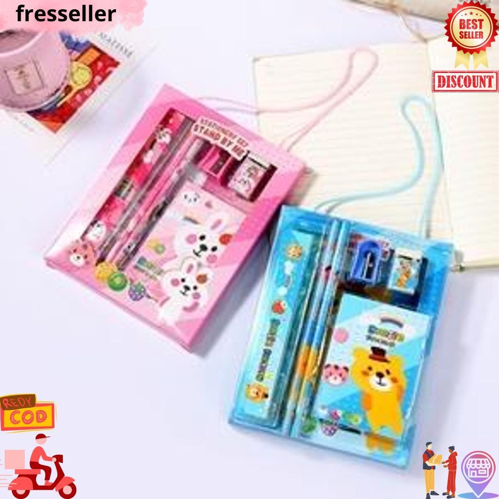 

Zbh Alat Tulis Set 6In1 Stationery Set Lucu Karakter Set Perlengkapan Alat Tulis Sekolah Anak-Anak Tk Murah Import D Sale