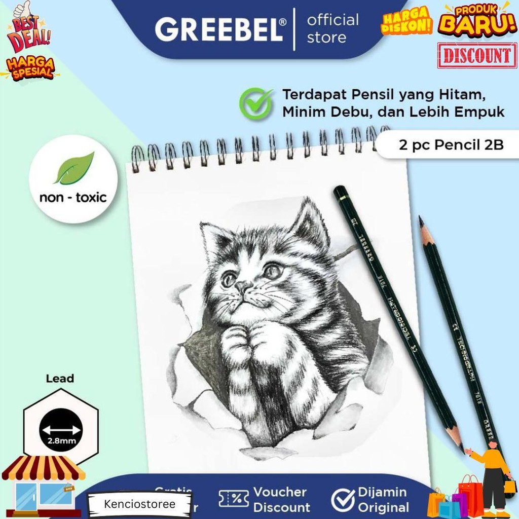 

Greebel Alat Tulis Anak Stationery Set (2018-10) / Pensil Pulpen Alat Tulis Sekolah D Cod