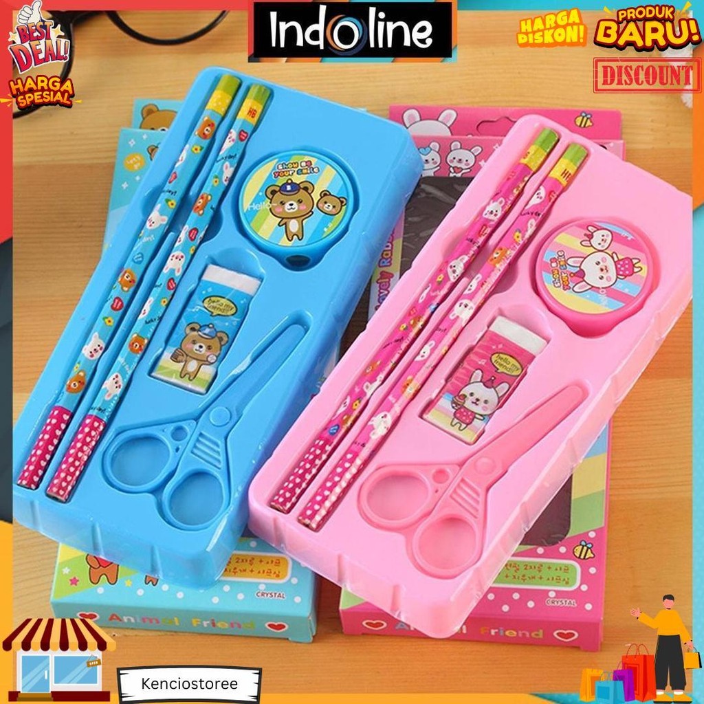 

Alat Tulis Stationary Sekolah Set Paket Alat Tulis 5 In1 Lengkap Kado Souvenir Import Cod D Termurah