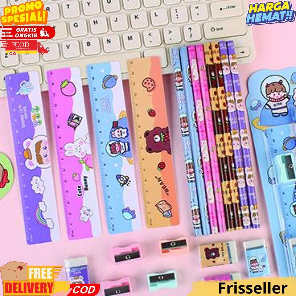 

Set Alat Tulis Sekolah Paket Alat Tulis 5 In 1 Mini Stationary D Cod